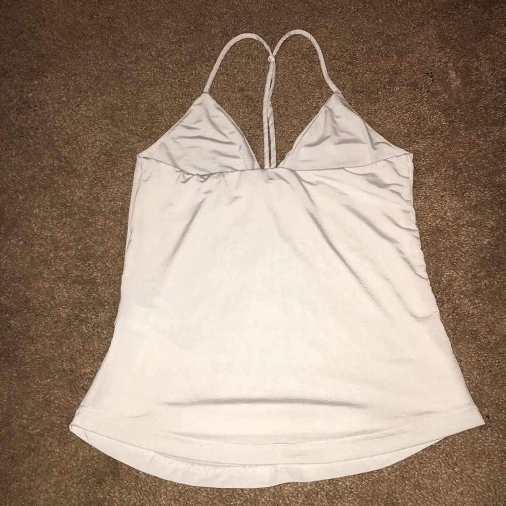 Soft stretch white cami